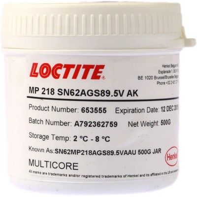Multicore Leaded Solder Paste Tub 500 g with Low Wastage Qualities 653555