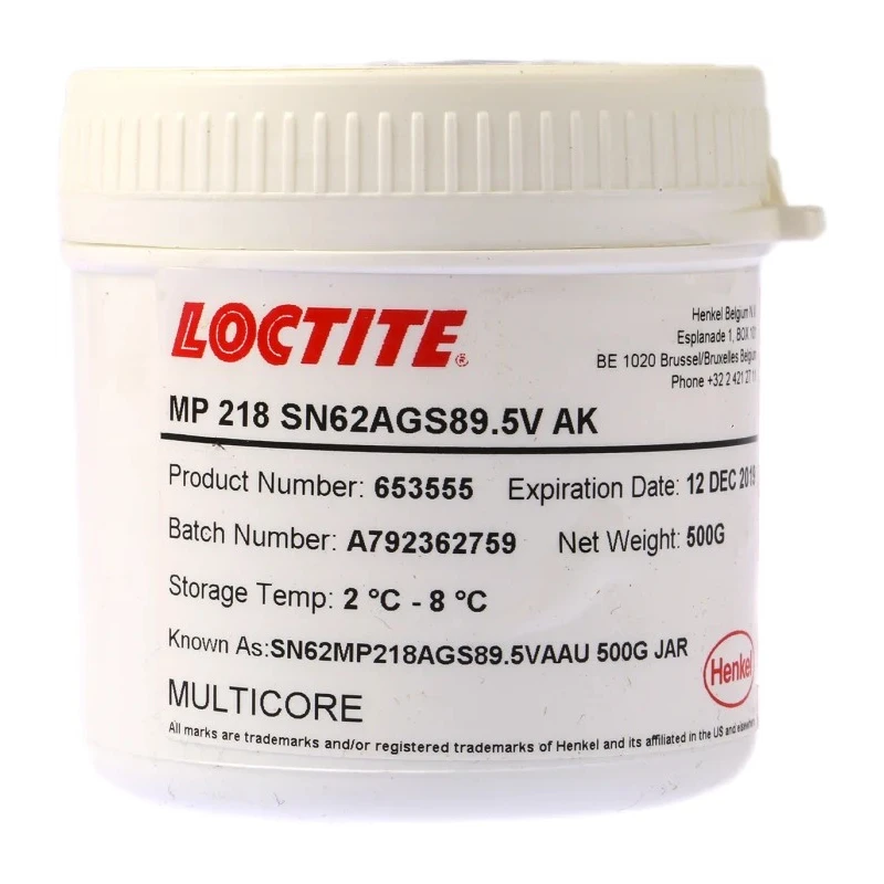 Multicore Leaded Solder Paste Tub 500 g with Low Wastage Qualities 653555