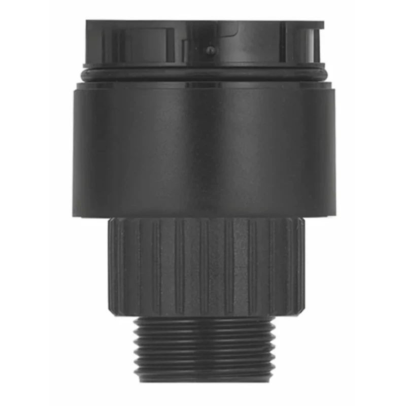 Werma KombiSIGN 40 Series Mounting Adapter 24V AC/DC, Electronic Sounder, IP69K IP66, Black Housing 630.820.00