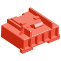 TE Connectivity Grace Inertia Male Connector Housing 2.5 mm Pitch 5 Way 1 Row Straight 5-1971793-3