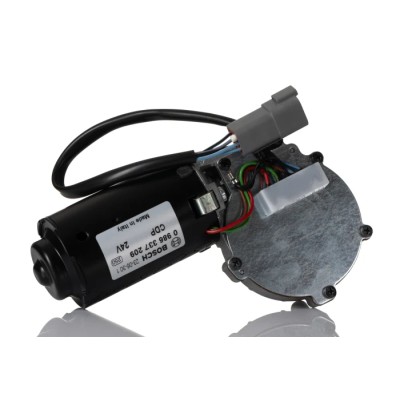 Bosch Geared DC Motor, 14.4 W, 24V DC, 10 Nm Torque, 28 RPM, 14 mm Shaft Diameter 0 986 337 209