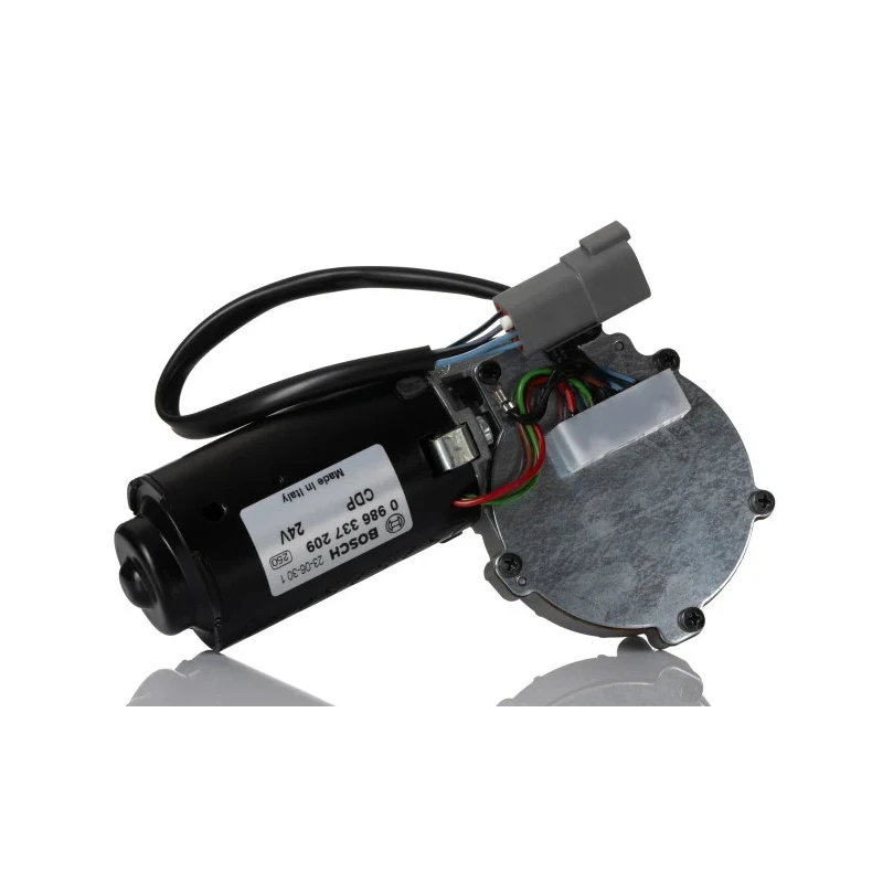 Bosch Geared DC Motor, 14.4 W, 24V DC, 10 Nm Torque, 28 RPM, 14 mm Shaft Diameter 0 986 337 209