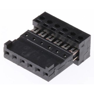 Wurth Elektronik 6-Way IDC Connector Female Cable Mount 2.54mm Pitch 3A 500V AC 1 Row 661006151923