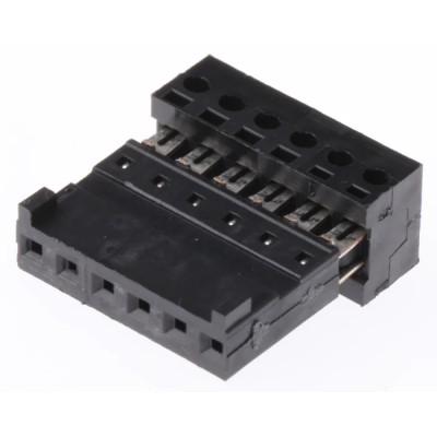 Wurth Elektronik 6-Way IDC Connector Female Cable Mount 2.54mm Pitch 3A 500V AC 1 Row 661006151923
