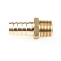 RS PRO Straight Brass Hose Connector 12.7 mm ID, 3/8 in G Male Threaded Connection 506-7250