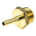 RS PRO Brass Hose Connector 6.35 mm ID Male BSP Threaded 1/2 in G Connection 506-7266