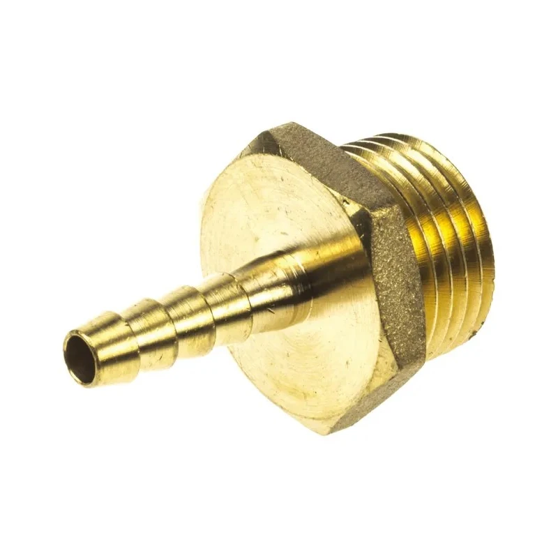 RS PRO Brass Hose Connector 6.35 mm ID Male BSP Threaded 1/2 in G Connection 506-7266