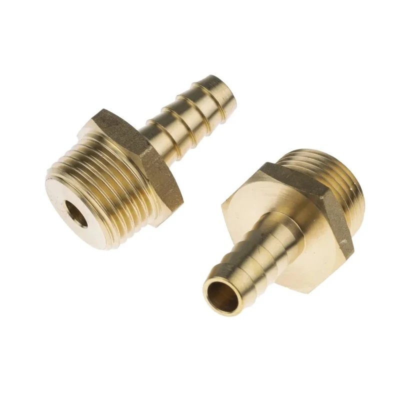 RS PRO Brass Hose Connector 9.53 mm ID, 25 bar Maximum Operating Pressure 80°C Maximum Operating Temperature 506-7288