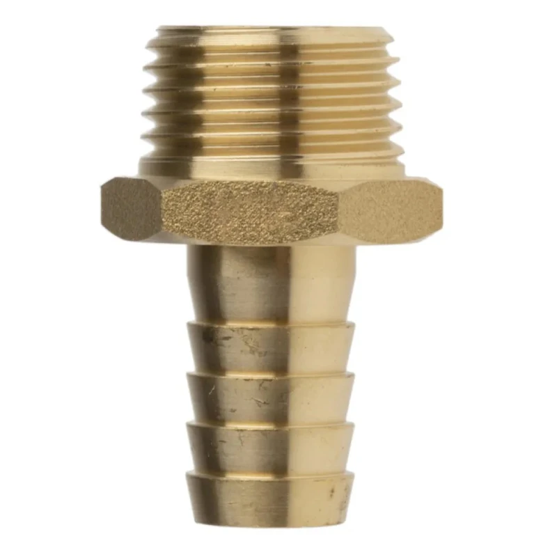 RS PRO Brass Straight Hose Connector 12.7 mm ID, Male 1/2 in BSP Threaded, 25 bar 506-7294