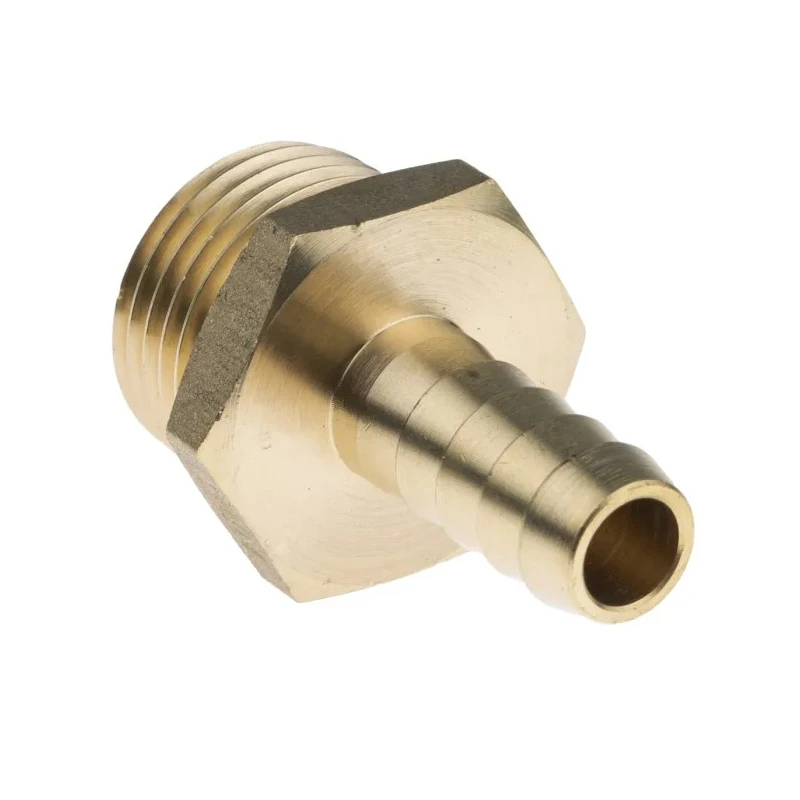RS PRO Brass Hose Connector 9.53 mm ID, 25 bar Maximum Operating Pressure 80°C Maximum Operating Temperature 506-7288