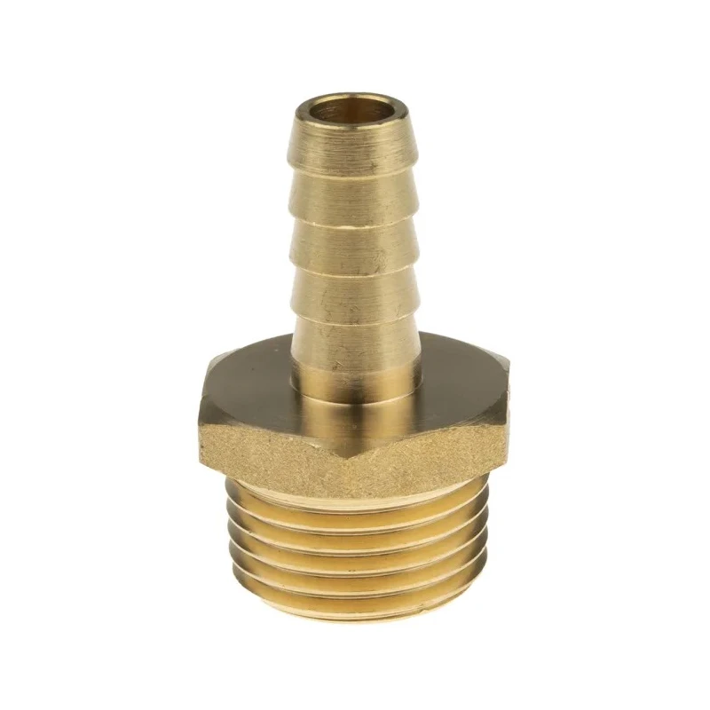 RS PRO Brass Hose Connector 9.53 mm ID, 25 bar Maximum Operating Pressure 80°C Maximum Operating Temperature 506-7288
