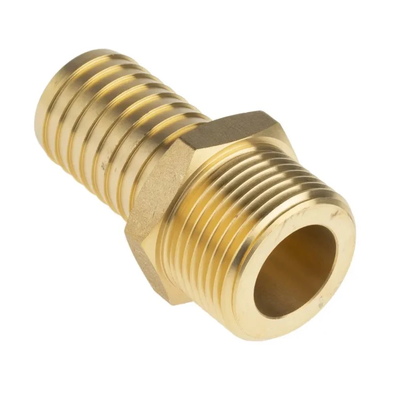 RS PRO Brass Hose Connector 25.4 mm ID, 25 bar Pressure, 1 inch G Male Threaded 506-7317