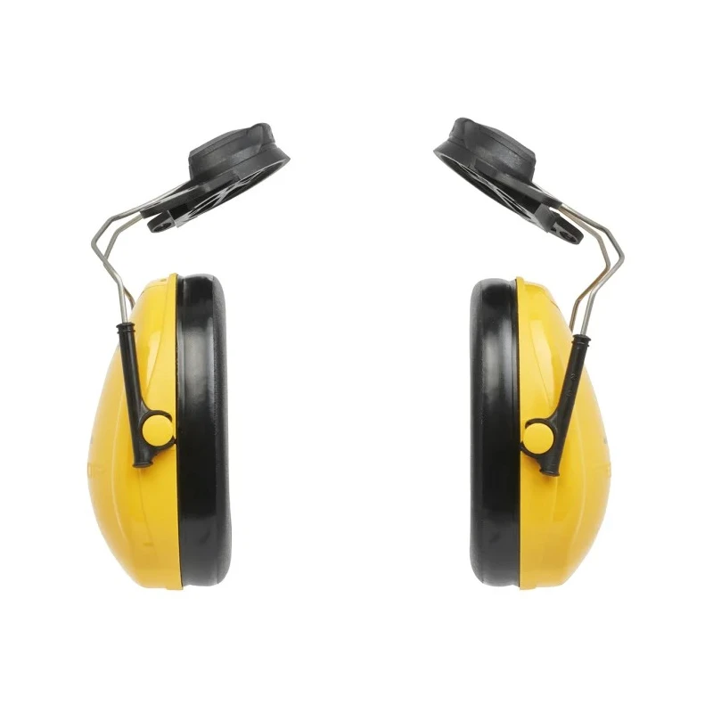 3M PELTOR Optime I Ear Shells for Helmets, 26 dB Noise Reduction, Yellow and Black H510P3E-405-GU