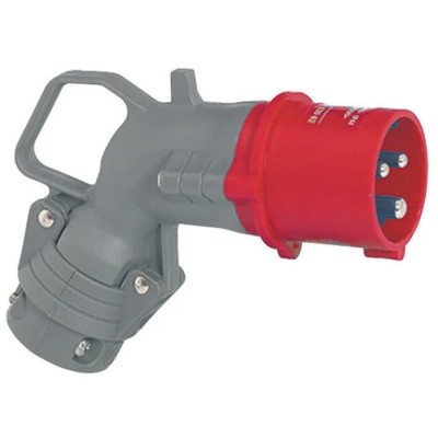 Legrand HYPRA IP44 Red Cable Mount 3P+N+PE Right Angle Industrial Power Connector 32A 415V IP44