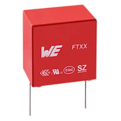 Wurth Elektronik WCAP-FTXX Film Capacitor X2, ±10 %, 47 nF 310 V dc 310 V ac Through Hole 890334025009