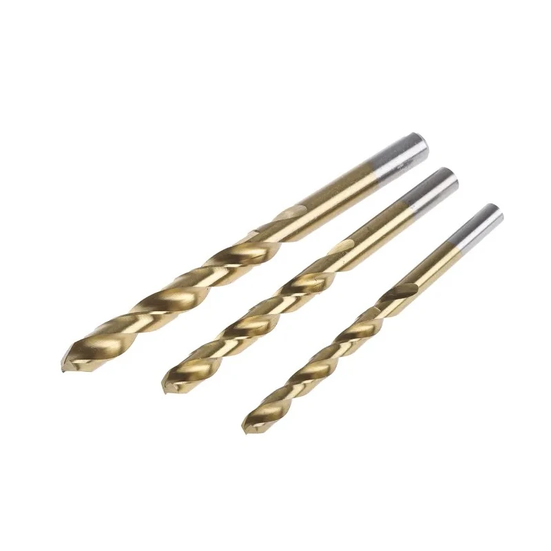 RS PRO 19-Piece High-Speed Steel Titanium Coated Twist Drill Bit Set for Metal, 1 mm to 10 mm 507-1704