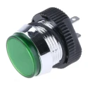 Signal Construct Green Panel Mount Indicator, 24V, 28V, 20mA, IP67 Protection, Prominent Bezel SKCD 16714