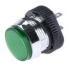 Signal Construct Green Panel Mount Indicator, 24V, 28V, 20mA, IP67 Protection, Prominent Bezel SKCD 16714
