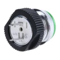 Signal Construct Green Panel Mount Indicator, 24V, 28V, 20mA, IP67 Protection, Prominent Bezel SKCD 16714