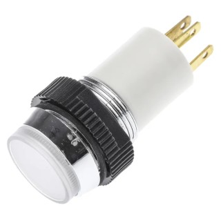 Signal Construct Green, Red Panel Mount Indicator 24, 28V 20mA IP67 Prominent Bezel SKCE 16214