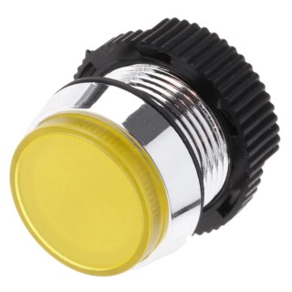 Signal Construct LED Yellow Panel Mount Indicator 16 mm, Tab Termination, IP67, 24-28V SKCD 16114