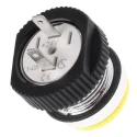Signal Construct LED Yellow Panel Mount Indicator 16 mm, Tab Termination, IP67, 24-28V SKCD 16114