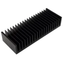 AAVID THERMALLOY Universal Rectangular Aluminium Heatsink 40 mm x 75 mm x 200 mm 0.8°C/W EM/B/75