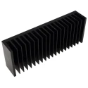 AAVID THERMALLOY Universal Rectangular Aluminium Heatsink 40 mm x 75 mm x 200 mm 0.8°C/W EM/B/75