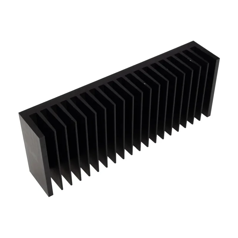 AAVID THERMALLOY Universal Rectangular Aluminium Heatsink 40 mm x 75 mm x 200 mm 0.8°C/W EM/B/75