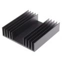 AAVID THERMALLOY Heatsink Universal Rectangular Aluminium Black 25 mm x 100 mm x 97 mm 1.9°C/W MA/B/100