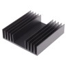 AAVID THERMALLOY Heatsink Universal Rectangular Aluminium Black 25 mm x 100 mm x 97 mm 1.9°C/W MA/B/100
