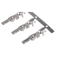 TE Connectivity Power Triple Lock Series Male Crimp Terminal 19 AWG Min Crimp, 16 AWG Max 15A Copper Alloy Tin 1971784-2