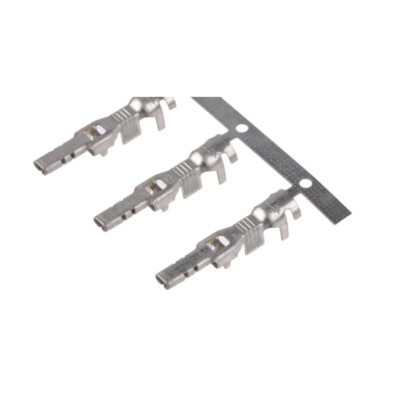 TE Connectivity Power Triple Lock Series Male Crimp Terminal 19 AWG Min Crimp, 16 AWG Max 15A Copper Alloy Tin 1971784-2