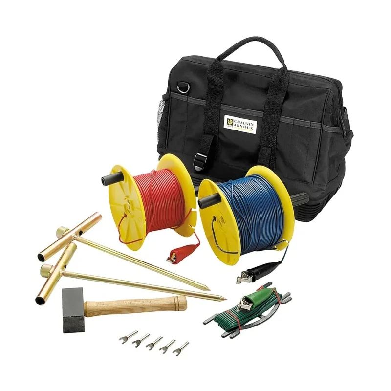 Chauvin Arnoux Earth Tester Kit with Adapter and Cable Reel 50m Length P01102021