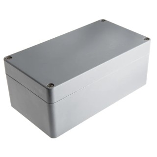RS PRO Euronord II Series Grey Grey Lid Polyester Enclosure IP67 IP66 IK08 90mm x 220mm x 120mm P 122209 ENCLOSURE