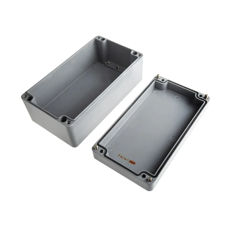 RS PRO Euronord II Series Grey Grey Lid Polyester Enclosure IP67 IP66 IK08 90mm x 220mm x 120mm P 122209 ENCLOSURE