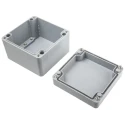 RS PRO Euronord II Series Grey Grey Lid Polyester Enclosure IP67 IP66 IK08 90 mm x 122 mm x 120 mm P 121209 ENCLOSURE