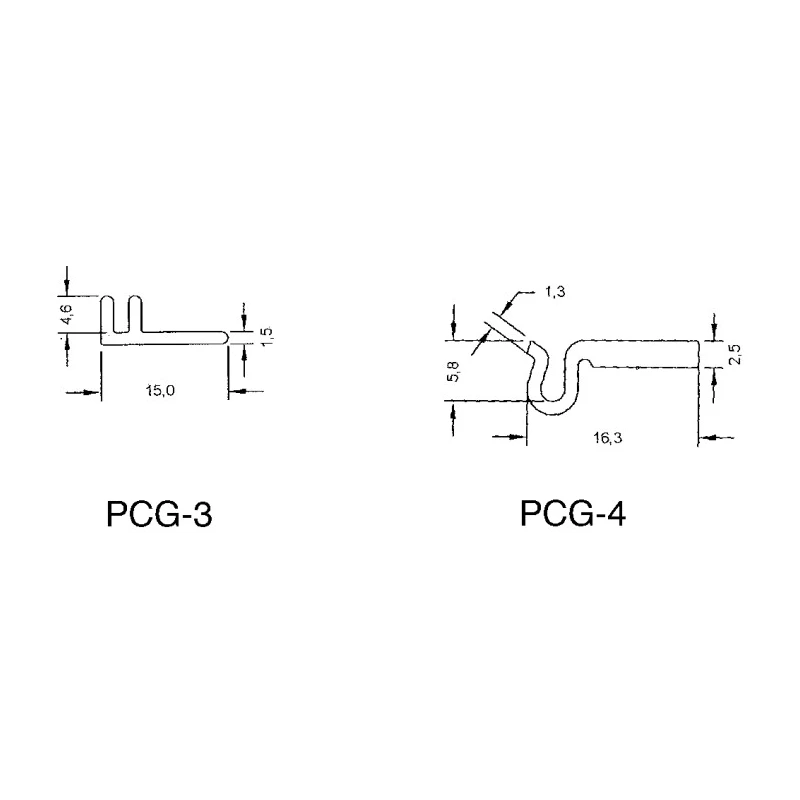 Essentra PCB Card Guide Adhesive-Backed Vertical Mount 1.2m Length, 1.6mm Maximum Thickness PCG-3-A