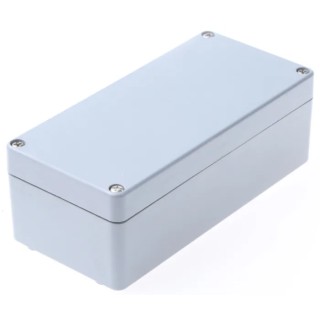 Rose Euronord II Series Grey Grey Lid Polyester Enclosure IP66 IP67 IK08 55 mm x 160 mm x 75 mm P 081606 ENCLOSURE