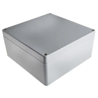 RS PRO Euronord II Series Grey Grey Lid Polyester Enclosure IP67 IP66 IK08 121 mm x 256 mm x 251 mm P 252612 ENCLOSURE