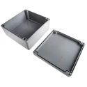 RS PRO Euronord II Series Grey Grey Lid Polyester Enclosure IP67 IP66 IK08 121 mm x 256 mm x 251 mm P 252612 ENCLOSURE