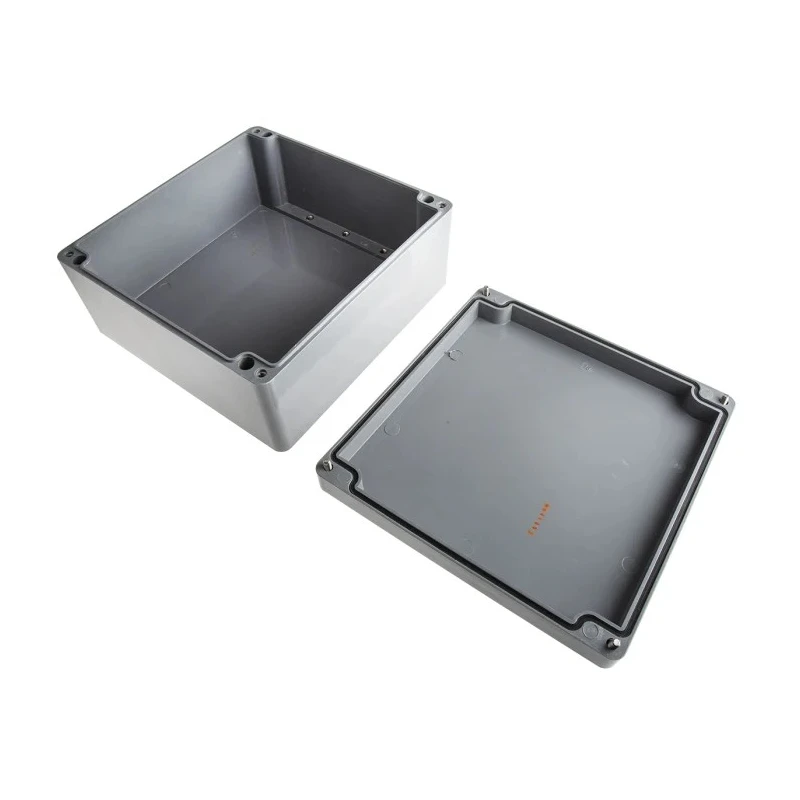 RS PRO Euronord II Series Grey Grey Lid Polyester Enclosure IP67 IP66 IK08 121 mm x 256 mm x 251 mm P 252612 ENCLOSURE