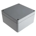 RS PRO Euronord II Series Grey Lid Polyester Enclosure IP66 IP67 IK08 91 mm x 160.5 mm x 160 mm P 161609 ENCLOSURE
