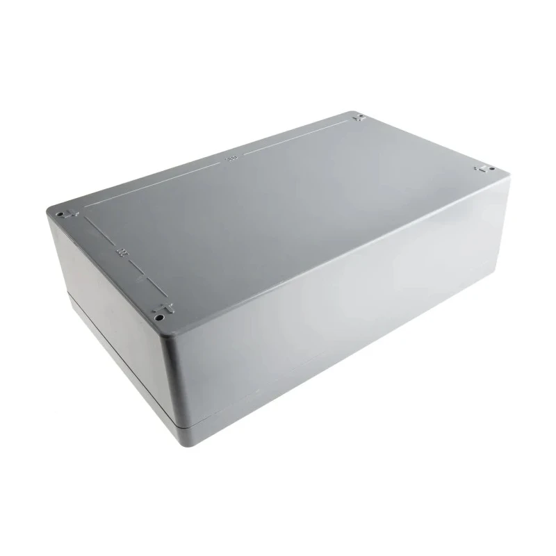 RS PRO Polyester Enclosure Euronord II Series Grey Lid IP67 IP66 IK08 120 mm x 402 mm x 250 mm P 254012 ENCLOSURE