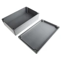 RS PRO Polyester Enclosure Euronord II Series Grey Lid IP67 IP66 IK08 120 mm x 402 mm x 250 mm P 254012 ENCLOSURE