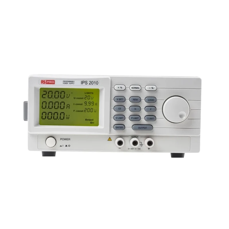 RS PRO Digital Bench Power Supply 1-Output 0 V AC to 20 V 200 W 10 A IEC 320 IEC Plug 123-3569