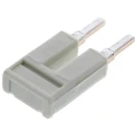 WAGO TOPJOB S Jumper Bar for Use with 2002 Series Terminal Blocks, Light Grey, 25A Current Rating 2002-402