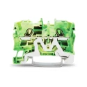 WAGO Earth Terminal Block Green Yellow 4mm² 1-Level Cage Clamp IECEx/ATEX 2004-1207