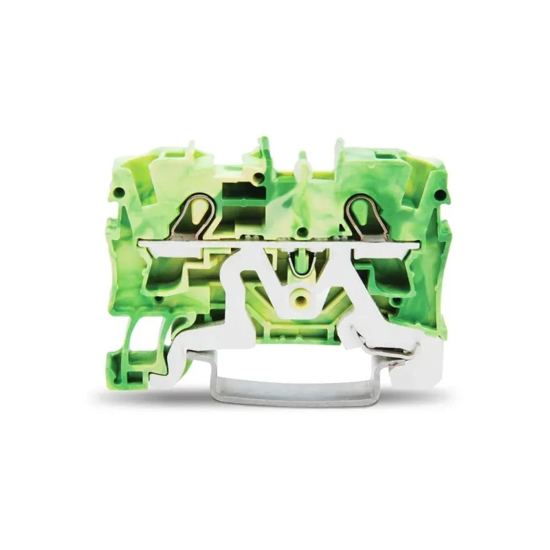 WAGO Earth Terminal Block Green Yellow 4mm² 1-Level Cage Clamp IECEx/ATEX 2004-1207