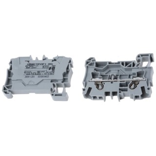 WAGO Feed Through Terminal Block Grey 4mm² 1-Level Cage Clamp IECEx ATEX 32A 800V 2004-1201